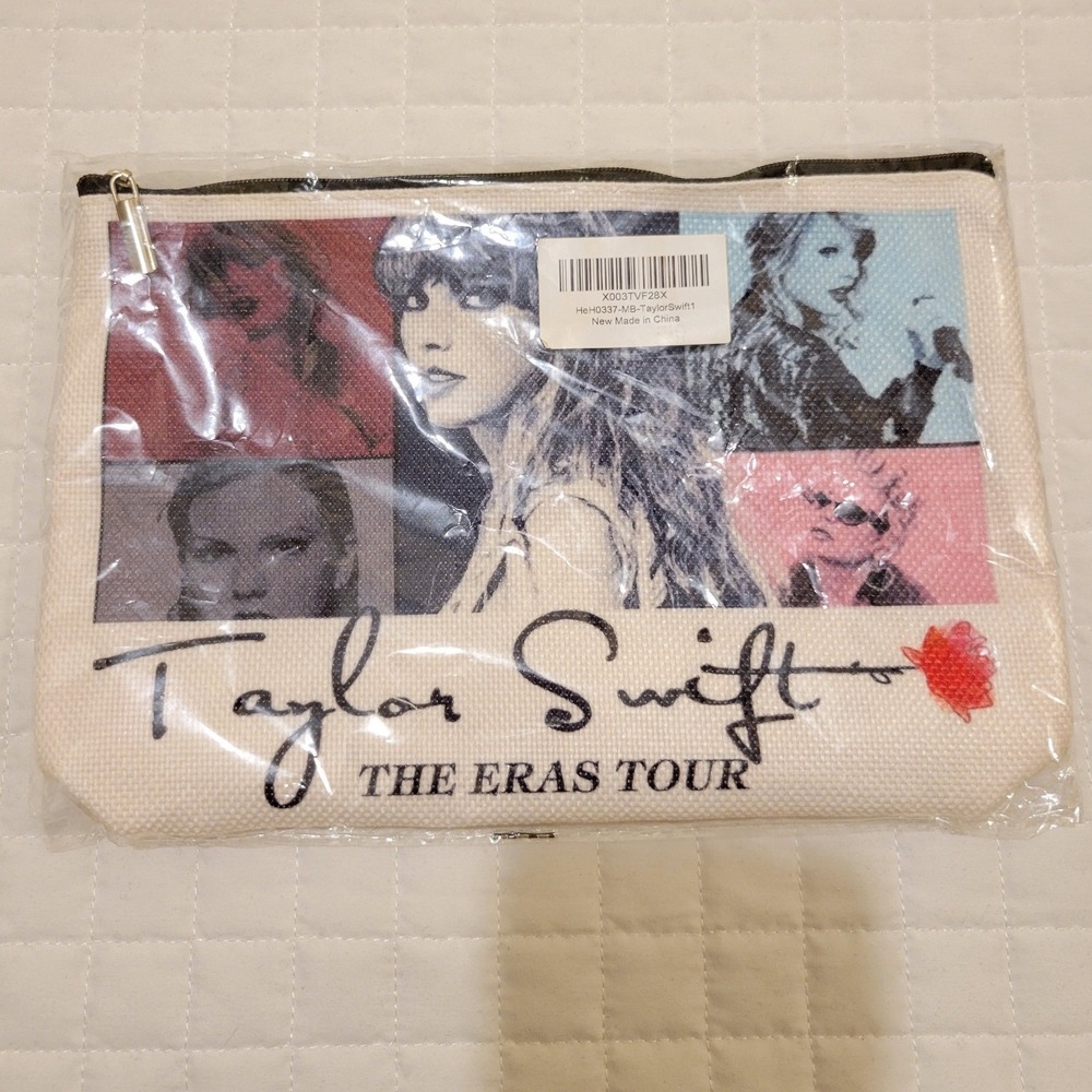 Taylor Swift The Eras‎ Tour Makeup Bag Canvas Zipper Pouch Pencil Bag Hot Fandom